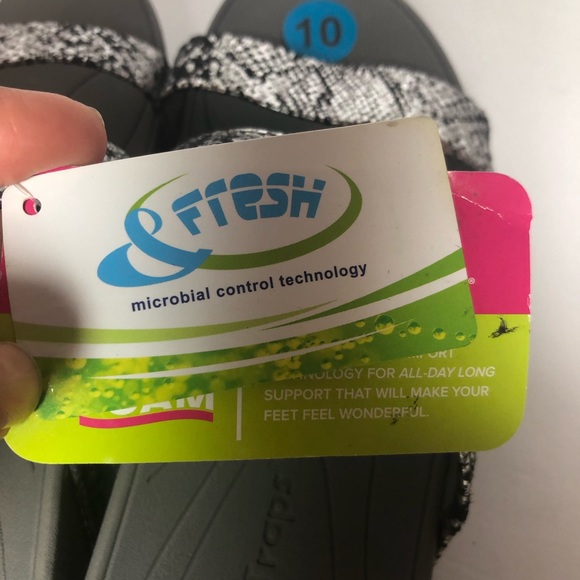 BareTraps Sandals New With Tags Size 10 Silver wonderfoam - Picture 6 of 11